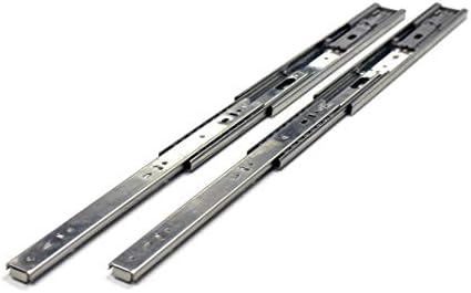 10 Pack Berta Full Extension Soft/Self Close Ball Bearing Side Mount Drawer Slides 14-Inch 100Lb Load Rating (10 Pairs)