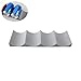 BESTONZON European Style Wine Rack Countertop Plastic Wine Bottle Display Mat Can Easy Stacker Storage Rack for Kitchen (Dark Grey)