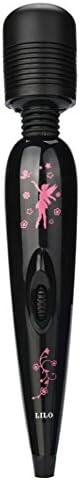 Vibrating Massager Sonnena Multi-frequency Waterproof USB Rechargeable Silicone Head Massager Adult Supp (Silicone, Black)
