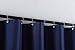 Biscaynebay Fabric Shower Curtain Liners Water Resistant Bathroom Curtain Liners, Navy 72 by 72 Inches