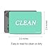 Dishwasher Magnet Clean Dirty Sign, Double Sided Dishwasher Magnet Flip with Strong Magnet and Adhesive Tapes for All Dishwasher, 1 Piece (Green + Gray)