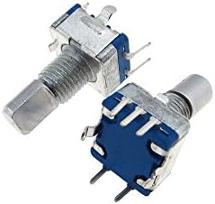Rotary Encoder Switch 15mm Flatted End Vertical EC11 PC Pin