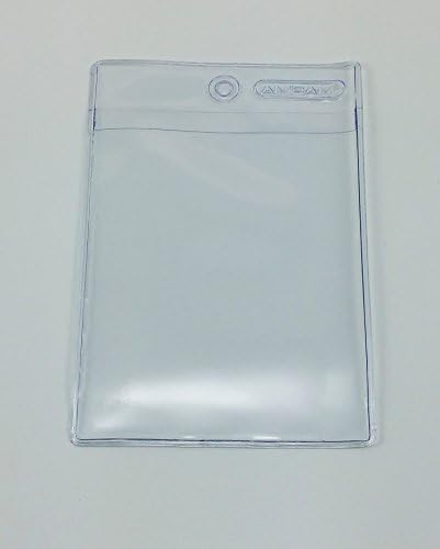 Amram Vinyl Tag Holders 3-in x 4 1/8-in, 50 Pack, Includes 100 Cable Ties