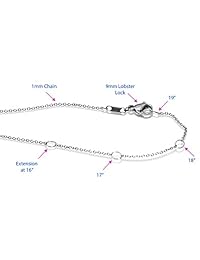 Dolceoro Inspirational Mantra Collar, 0.118 in Vertical Bar Colgante de joyería, 316L Acero inoxidable quirúrgico