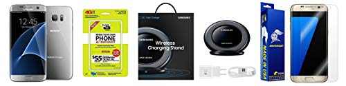 image for Straight Talk Samsung Galaxy S7 Edge Silver Titanium 32GB With Free Sa