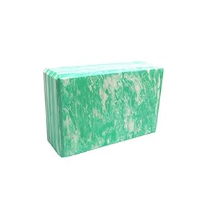 CWM Yoga Blocks 2 Pack High Density EVA Foam Blocks to Support and Deepen Poses Lightweight, Odor Resistant