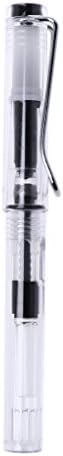 UJuly Parallel Calligraphy Art Fountain Pen, 0.7mm, 1.1mm, 1.5mm, 1.9mm, 2.5mm, 2.9mm Duckbill Gothic Art Flat Tip Fountain Pen (1.5mm)