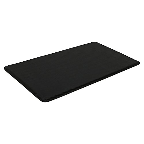 GelPro Classic AntiFatigue Kitchen Comfort Chef Floor Mat, 20x36”, Basketweave Black Stain