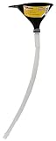 Lumax LX-1603 Hose. 16 oz Transmission Durable, Oil Resistant Plastic Funnel. Safe for Petroleum Products. Flexible Design for fit into Tight Places