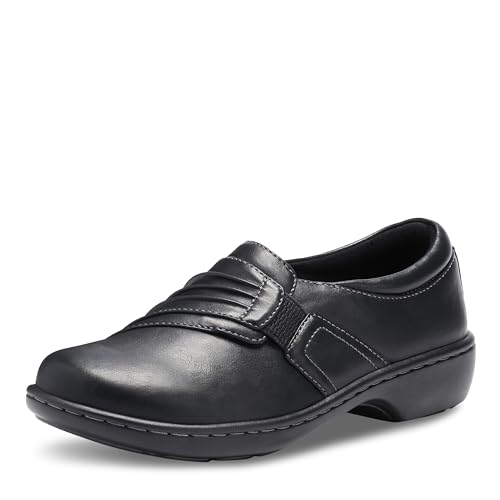 Eastland Mocassins Plats Piper pour Femme, Noir, 41 EU