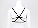 Dreagal Fashion Halter Hollow Out Padded Bra Sexy Cross Back Vest Tank Top for Women