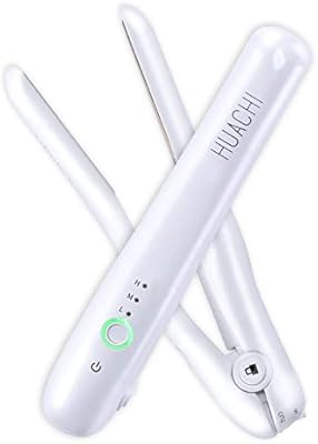 Mini Hair Straighteners Cordless Travel 2 In 1 Flat Irons Portable