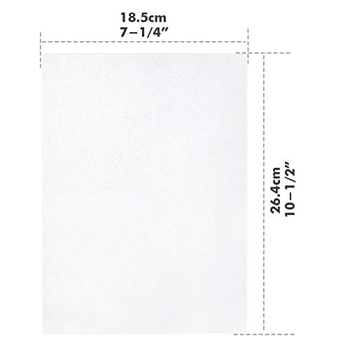 Selizo 100 Sheets Tracing Paper, Translucent Sketching and Tracing Paper for Pencil, Marker and