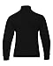 Jerzees 8 oz 50/50 NuBlend Quarter-Zip Cadet Collar Sweatshirt (995Y) -BLACK -S