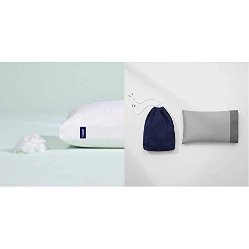 Casper Sleep Pillow for Sleeping, Standard, White & Sleep Casper Nap