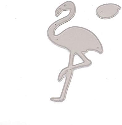 Mvchifay Cutting Dies Christmas Metal Stencils Scrapbooking Tool DIY Carbon Steel Embossing Template for Paper Card Making (Flamingo)