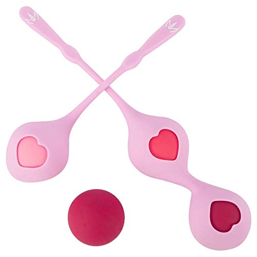 Kandid® Kegel Balls | Silicone Ben Wa Balls | Pelvic Ball, Strengthens Pelvic Muscles and Prevents Urinary Incontinence | Complete Pelvic Floor Training for Women in Pink