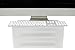 2-Tier Large Office Desk Organizer & Document Tray - Storage Box Drawer for Documents, Stationery, Office, Teaching, School Supplies - Translucent White PP Horizontal Desktop Organizer