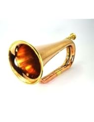 Kitchen: Junglevibes Boy Scout Brass And Copper Blowing Bugle Attack War Command Signal Horn Trumpet - Junglevibes