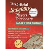 The official scrabble players dictionary (Large Print) By Merriam-Webster
