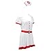 Night Shift Nurse Women's Sexy Halloween Role Play Costume Scrubs, White, Small