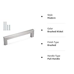 96mm Cabinet Pulls Brushed Nickel Cabinet Handles