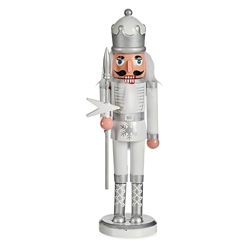 Krist+ Figura Decorativa Blanco Cascanueces 12,5 x 40 x 9 cm Plástico