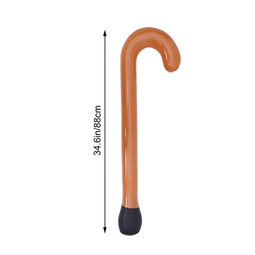 LUOEM Novelty Inflatable Walking Stick Blow Up Toy Halloween Party Costume Cosplay Supplies