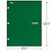 Five Star 4 Pocket Folder, 2 Pocket Folder Plus 2 Additional Pockets, Green (72091)
