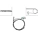 Dorman C660207 Parking Brake Cable Compatible with Select Cadillac / Chevrolet / GMC Models