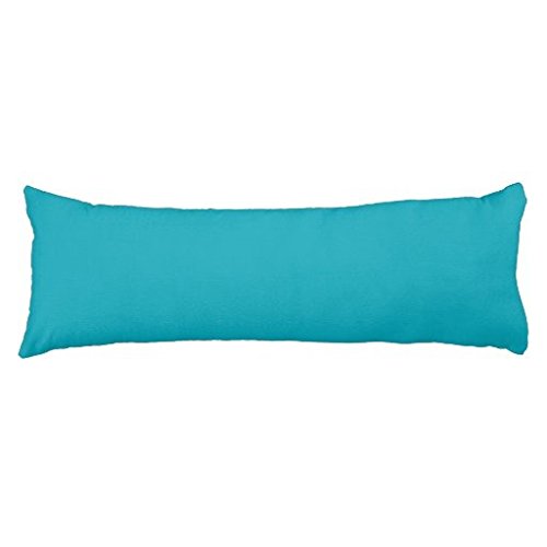 Long Cotton Body Pillow Case 20 x 54 Inch Designer Full Color Coral Pink  Body Pillow Cover for Bed