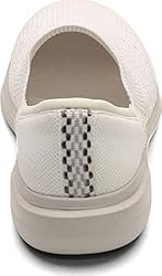 BZees Women's, Charlie Slip-On White 8 M