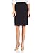 Calvin Klein Women's Straight Fit Suit Skirt, Navy, 10
