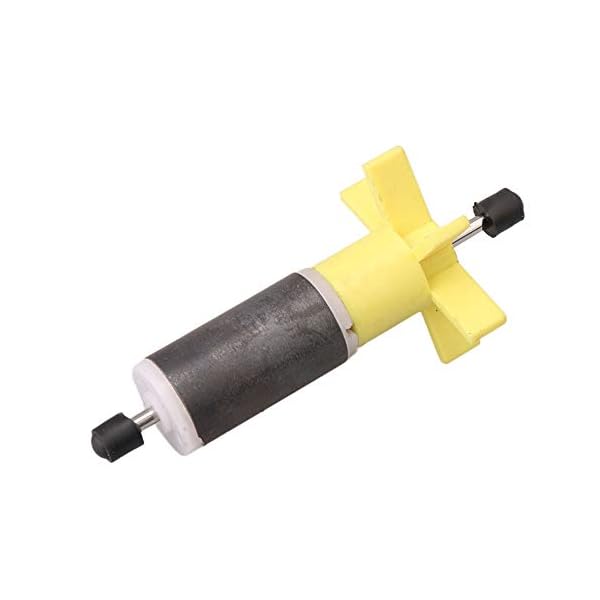 Mxfans-Yellow-16mm-Replacement-Filter-Impeller-Rotor-Shaft-Bearing-Pump-Rotor Mxfans Yellow 16mm Replacement Parts Filter Impeller Rotor Shaft Bearing Pump Rotor