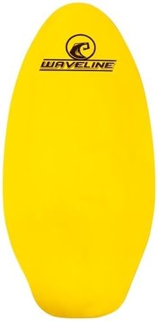 Waveline Skimboards Neon Wooden - Choose Color and Size (Yellow, 41")