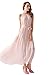 Clearance Sale! Elegant Chiffon Halter Maxi Dress with Belt W01005