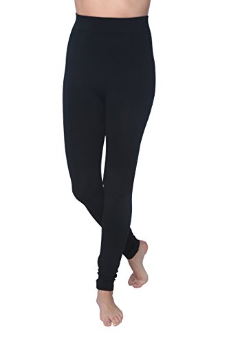 Active Club 6-Pack High-Waisted Leggings Pants – Ultra Soft - reg and Plus Size (Black/XL/XXL) - Thumbnail 5