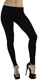 ToBeInStyle Women's Soft Knit Yoga Cotton Skinny Fit Full Length Leggings Tights