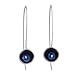 NOVICA Agate .925 Sterling Silver Drop Earrings 'Wondrous Galaxy'