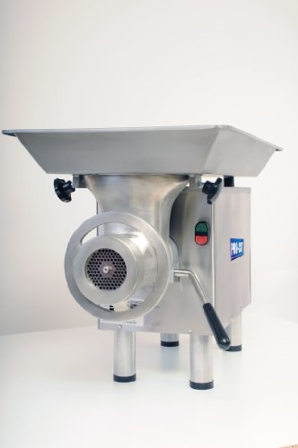 PRO-CUT KG-22 Meat Grinder, 1 hp Motor, Stainless Steel Construction, Washerless Grinding System