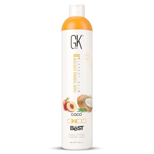 GK HAIR Global Keratin The Best COCO (33.8 Fl Oz/1000ml) Smoothing Keratin Hair Treatment - Profess…