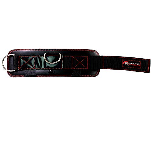 Leather Ankle Straps for Cable Crossover Machine Attachments Booty Band