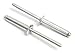 Bolt Dropper Rivets, Aluminum, 3/16