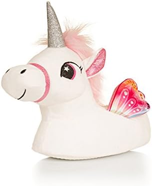 Girls Nifty Kids 3D Novelty Unicorn Slippers