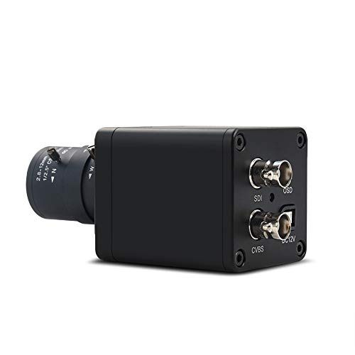 MOKOSE 3G / HD SDI Camera 1080@60/50/30/25P,1080@60/50i HD Digital CCTV Security Camera, 1/2.8 High Sensitivity Sensor CMOS with 2.8-12mm Manual Varifocal Wide-Angle HD Lens