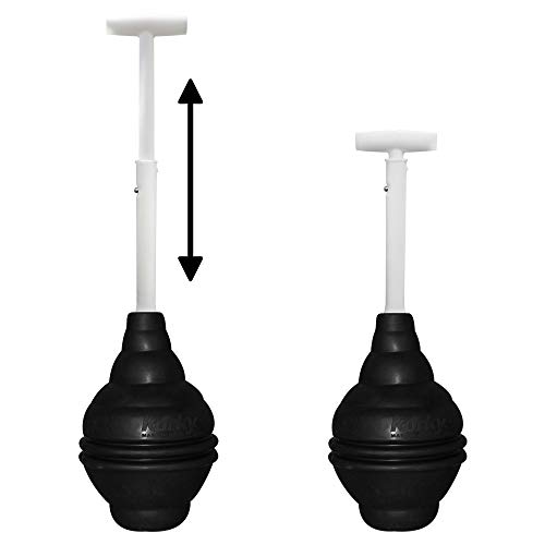Korky 964AM BeehiveMAX Toilet Plunger, Black Pricepulse