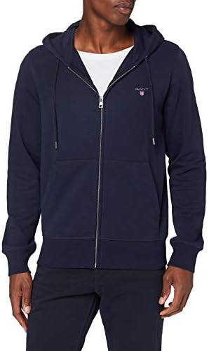 gant original full zip sweat hoodie