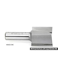 Amana Herramienta 45452 cnc recto con punta de carburo 1   1 2 D de Incisión X 1   1 4 CH X 1 2 inch SHK CNC Router Bit
