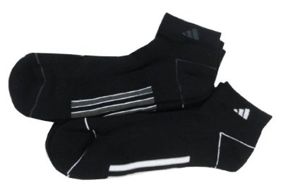 Adidas Men's Sport Low Cut Performance Sock (Black - Pack of 6)