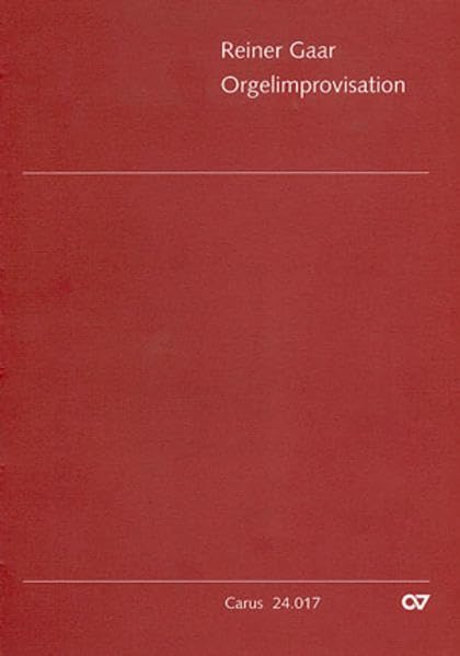 Orgelimprovisation: Lehrplan und Arbeitshilfen